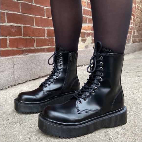 Jeffrey Campbell Shoes - Jeffrey Campbell | Leather Lugged Platform Boot